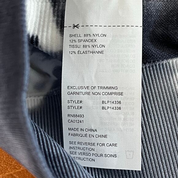 Blanc Noir Infinity High Rise Workout Legging Grey Tie Dye Ankle Detailing Small - Picture 9 of 11